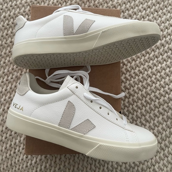 Veja Shoes - VEJA Campo Chromefree Leather White Natural Sneaker